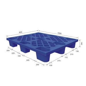 Quality HDPE PP Industrial Plastic Pallets 1000x800 Flow Through wholesale