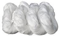 Quality Knotless Raw White Yar For Garment , Super Bright Polyester Twisted Yarn wholesale