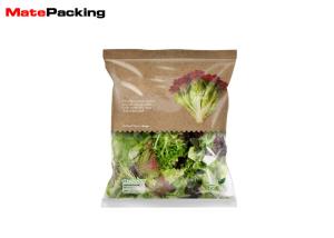Quality Heat Seal Food Fresh Vegetable Plastic Packaging Bags Moisture Proof wholesale