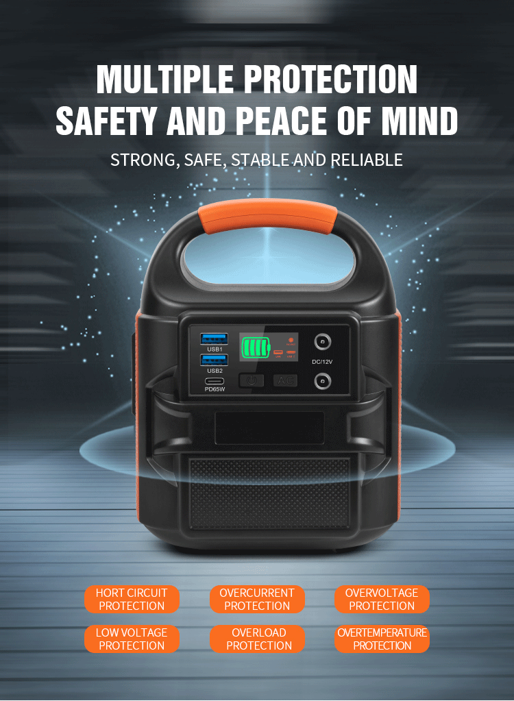 88.8wh Lithium Battery Portable Solar Power Generator 100W Mini Solar Power Station