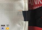 Fire Resistant Fiberglass Fire Blanket FireProof Covers White / Brown