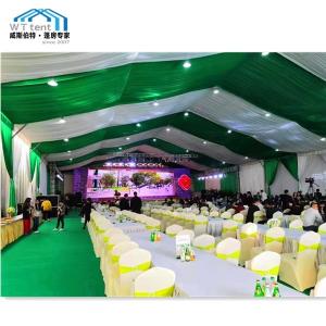 Quality Luxury Outdoor Wedding Tent Customized Color With Decoration Lining DIN4102 B1 wholesale