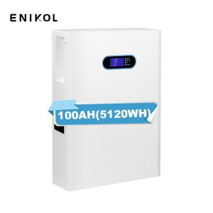 Quality Indoor ESS 100ah Wall Mounted LiFePo4 Battery 48V Rechargeable Lithium Battery Packs wholesale