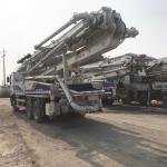 300KW 38m Pump Used Cement Truck , Used Concrete Machine Actros 3341 For