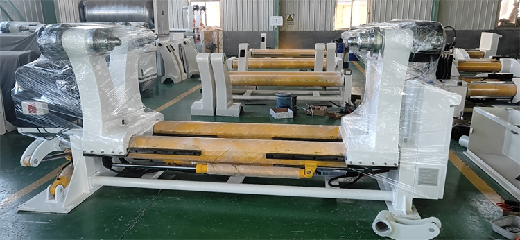 380V Voltage Hydraulic Shaftless Mill Roll Stand for Paperboard Packing Box Production