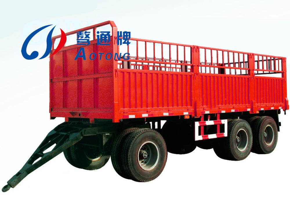2/3 Axle Dump Draw Bar Trailer Full Trailer with 6000*2500* 1500 1500 mm Size