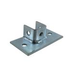 6mm Galvanized Finish Low Carbon Steel Brackets Cast Post Bases