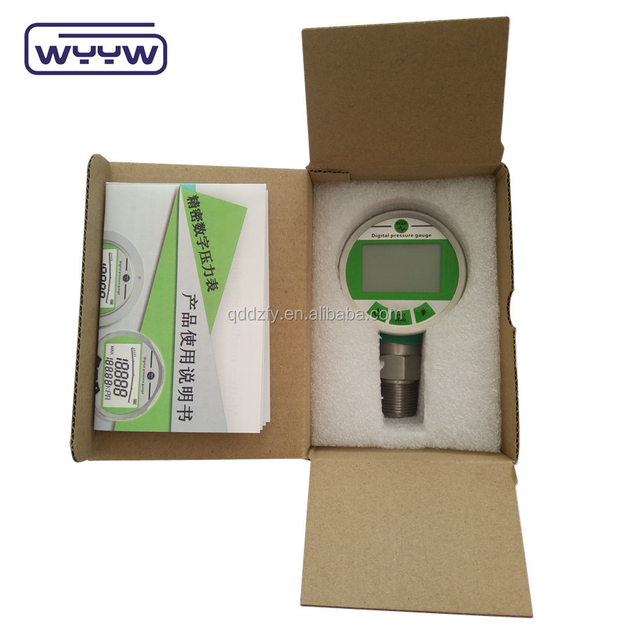 0-1000bar Hydraulic Vacuum Digital Pressure Gauge G 1/4 Male Connector