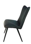 Leathaire Technical Fabric Upholstered Dining Chairs Thickly Foamed Seat