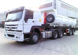 Quality SINOTRUK Sand Muck Transport Tipper 22 Tons Truck Dump Trailer wholesale
