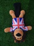 golf head cover , dog head cover , animal head cover , plush head cover , driver