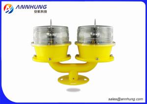 Quality Double Low Intensity LED Solar Obstruction Light For Wind Turbines / High Rise Building wholesale