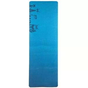 Quality Dual Color TPE Yoga Mats, Environmentally friendly mat, Soft Anti Slip Sports Fitness, Exercise, Pilates Mat 6mm wholesale