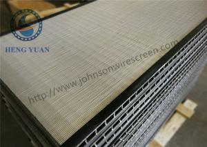 Quality Stainless Steel Welded Wedge Wire Screen Sieve Plate For Coal Washer wholesale