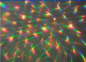 Quality holographic 3d fireworks glasses paper with 0.06mm PVC / PET laser lenses wholesale