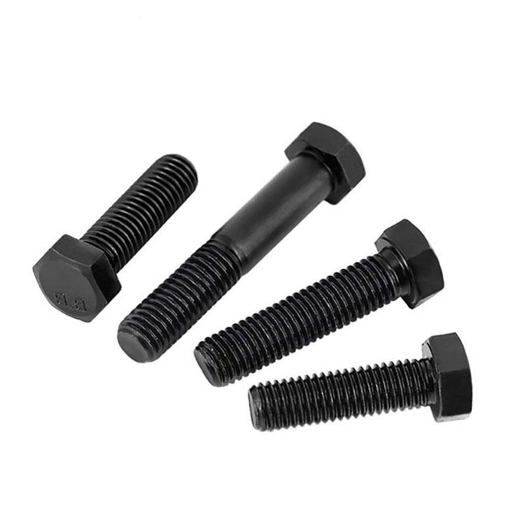 M6 M8 High Tensile DIN931 DIN933 Hex Head Bolt And Nut Grade 4.8 8.8 10.9 12.9 Steel