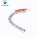 1/2''X 3/4'' FIP 24" Flexible Brass Hose