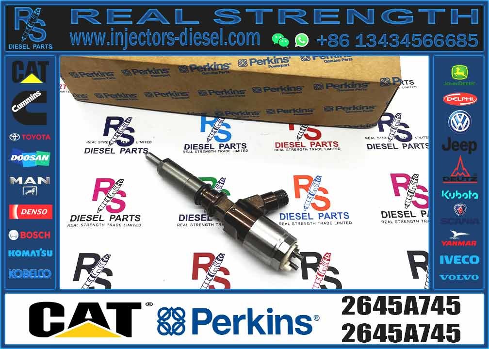 Diesel Fuel Engine Injector 2645A743 320-0670 10R-7670 2645A745 Fuel Injector For Cat Excavator Engine C6 C6.4