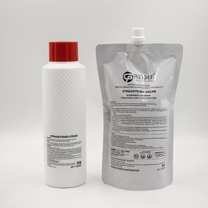 Quality Salon Hair Straightener Lotion Permanent , Straightening Hair Cream Natural Looking wholesale