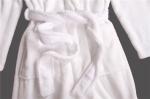 Stockpapa 100% Polyester Womens White Long Bathrobe For Winter