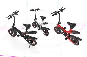 Quality Commuting / Leisure Aluminum Folding Electric Bike Stable Stucture Design wholesale