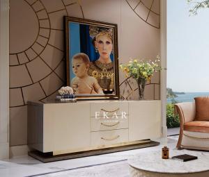 Quality Simple Modern Design Wood Cabinet High Gloss White Tv Stand wholesale