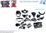 Plastic Injection Molds Auto Trim Molding Durable Hot Runner Standard Size