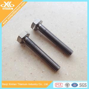 China Full Thread Titanium Hexagon Head Bolts on sale