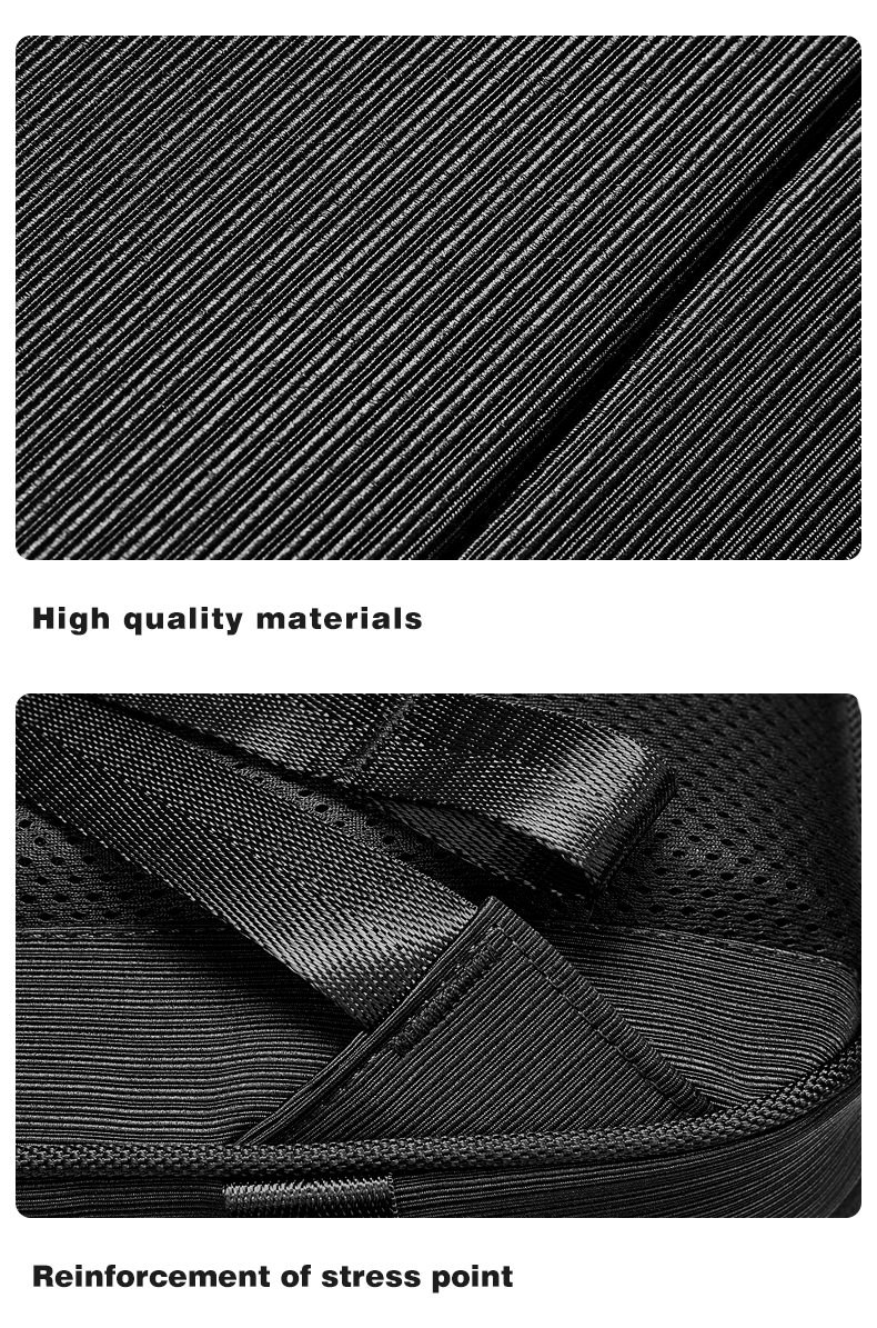 1680D Polyester Waterproof Business Backpack Large Space Eco Friendly