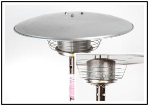 Quality 13kw Commercial Gas Patio Heaters , LPG Garden Umbrella Heaters Rainproof wholesale
