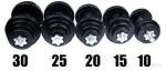 custom rubber coated iron sand dumbbell weight plate for sale