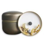 Dry Flower Metal Candle Holder Decorative Scented Candles Aroma Scented Candles