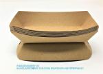 Kraft Paper Food Tray. 3 LB. (100 Pack). Disposable, Recyclable And Fully