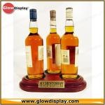 wholesale wood classic malt whisky bottle glorifier bar display stand