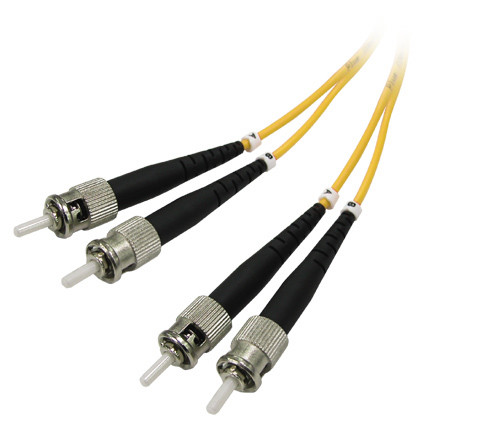 Duplex ST to ST Fiber Optic Patch Cord Single Mode LSZH for FTTH CATV Network