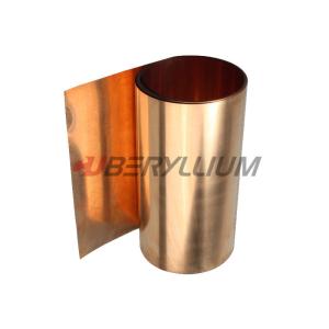 Quality Cube 2 Beryllium Coper Alloy Strip Qbe1.9 0.3mmx200mm БрБНТ1.9 For Stamping Process wholesale