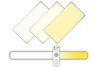 Quality Ultra Slim Cct Adjustable LED Panel Light 40W 2.4G RF Wireless Control CCT Dimmable Double Color wholesale