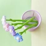 New Silicone Lucky Daisy Neutral Pen Knitted Flowers Creative Gel Ink Pens