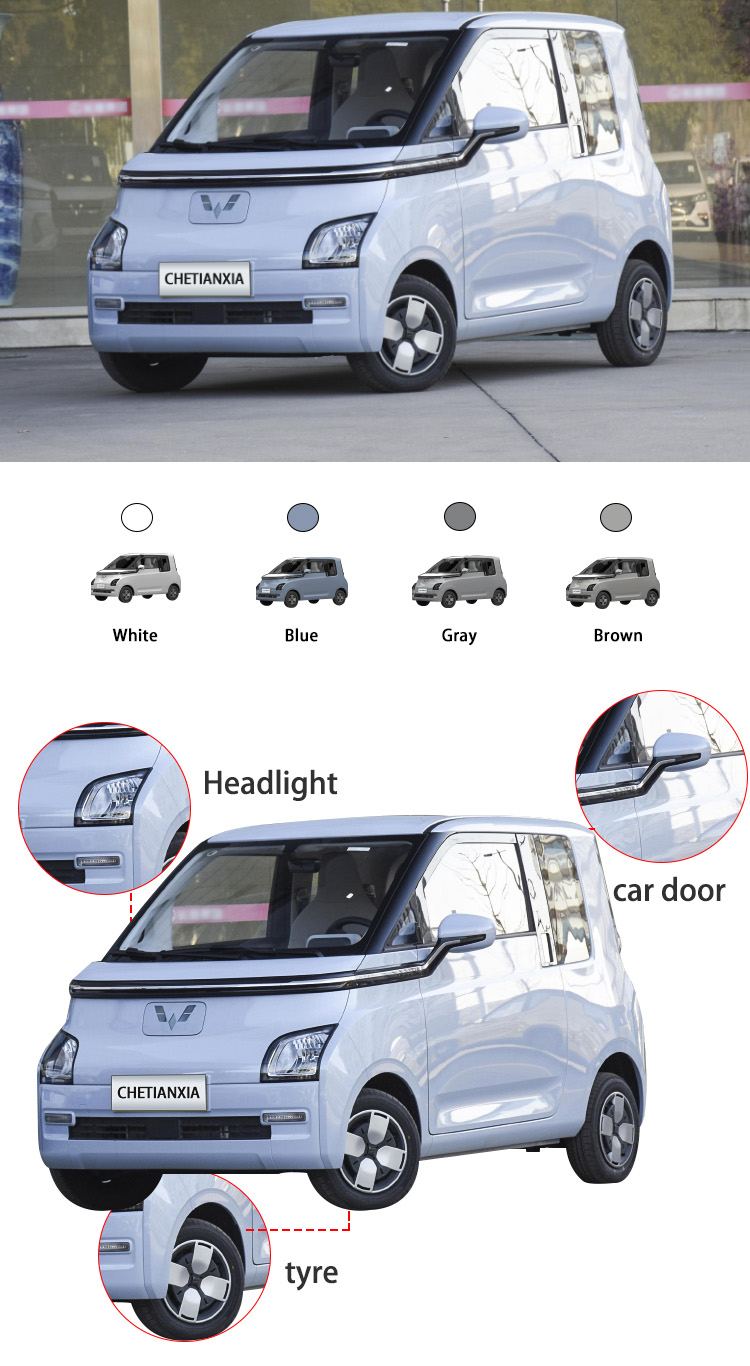Chinese Mini EV Cars 2 seater Small Electric Vehicles Affordable