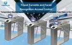 IP54 Facial Recognition Access Control Turnstile Stainless Steel