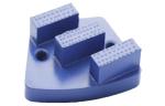 Trapezoid Floor Grinding Pad PCD & Diamond Metal Bond G6 PCD 3 Segments