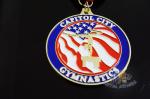 Customized Dancing Running Award Medals With Ribbon , Custom Race Medals