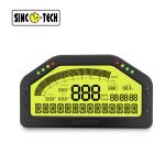 ABS Race Car High Speed Turbo Boost Gauge Multifunctional