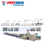 Outdoor Furniture Wood Plastic Composite Production Line For WPC Profile Making