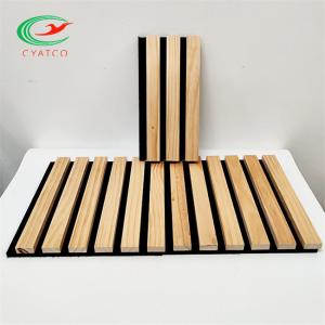 Quality FSC Veneer Acoustic Wall Panels Sound Absorption Fire Retardant wholesale