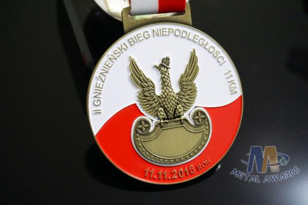 Zinc alloy Swinning Sports Marathon Metal Award Medals Soft Enamel 3d Die