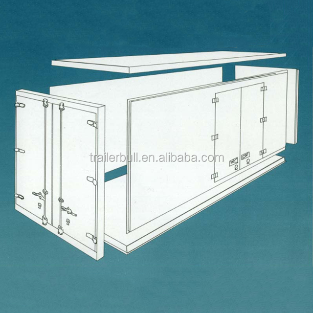 Max Payload 2T/Sqm 65mm FRP/PUR/FRP Side Walls for Overland Expedition Truck Camper Box