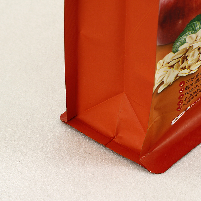 Printed plain stand up aluminum foil packaging bags with different size