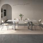 Modern Fashion Stainless Steel Marble Banquet Hall Wedding Table