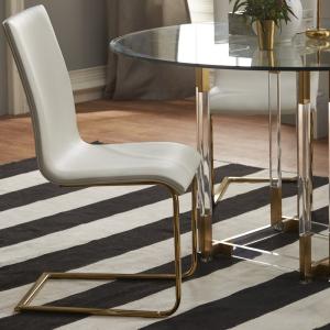 Quality Luxury Modern Living Room 840mm 6KGS Gold Metal Leisure Chair wholesale